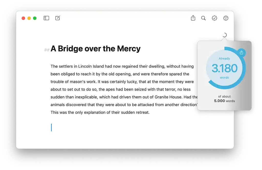 Ulysses writing app