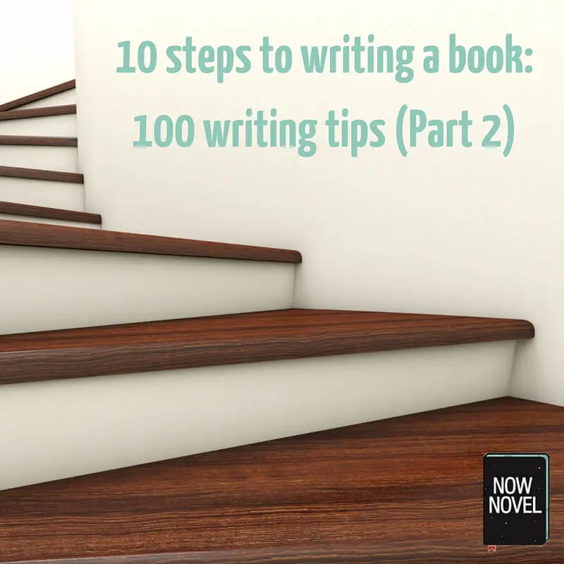 10 steps to writing a book: 100 writing tips (Part 2)