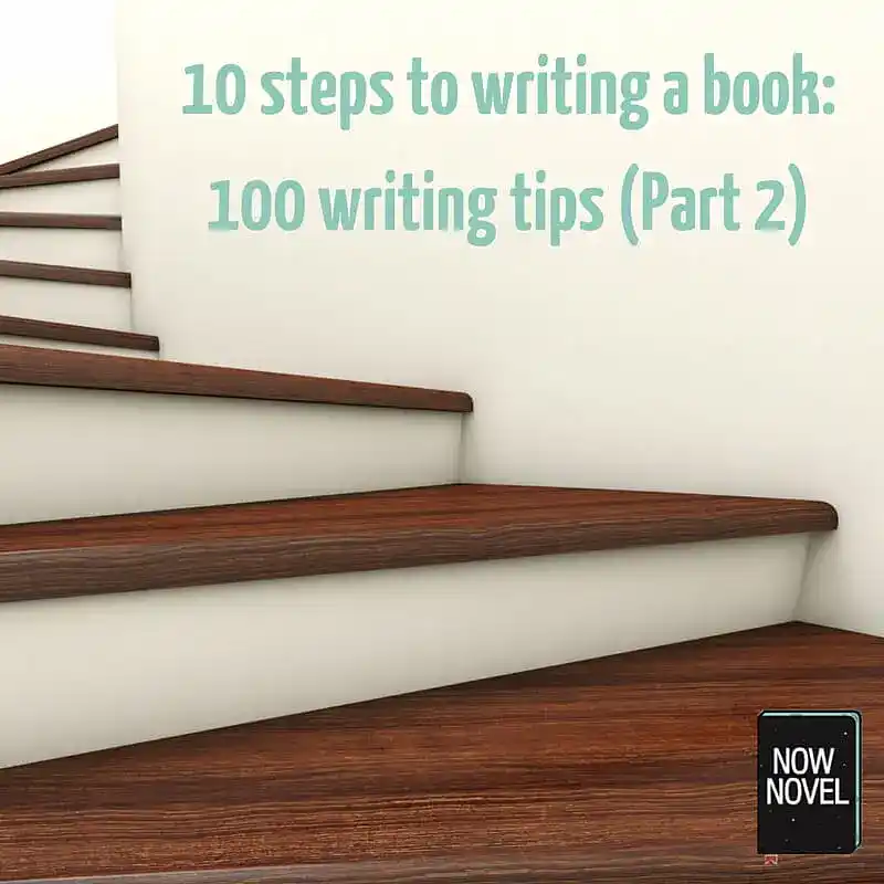 10 steps to writing a book: 100 writing tips (Part 2)