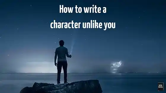 How to write a character unlike you