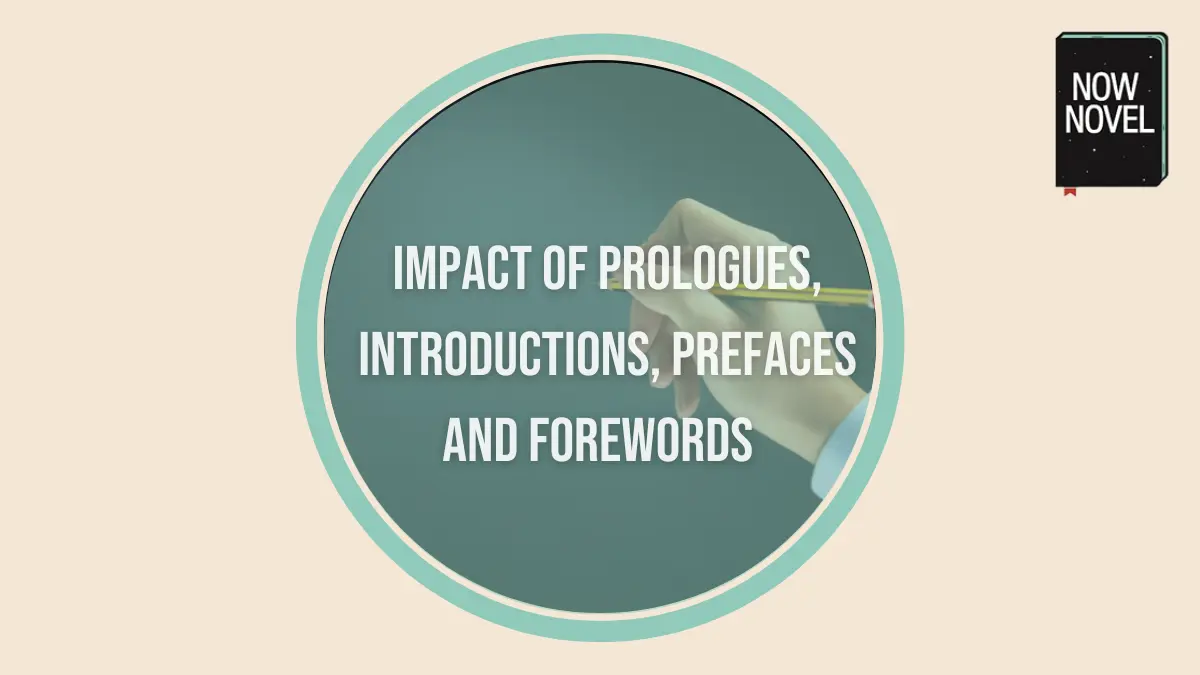 Impact of introductions, prologues, prefaces and forewords